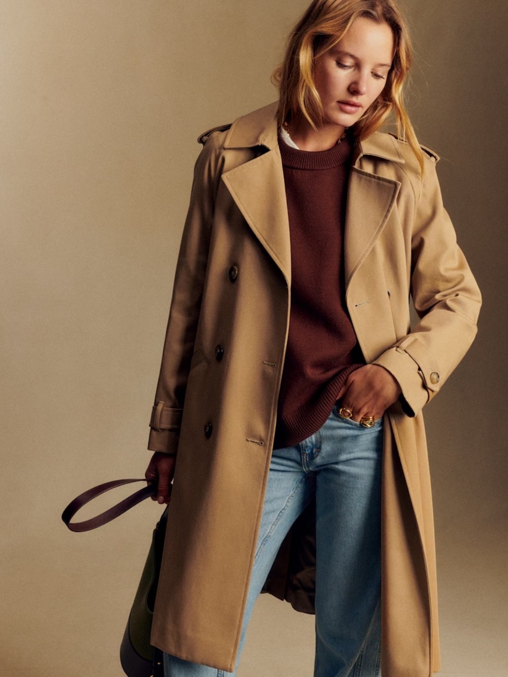 Sezane Scott Trench Coat